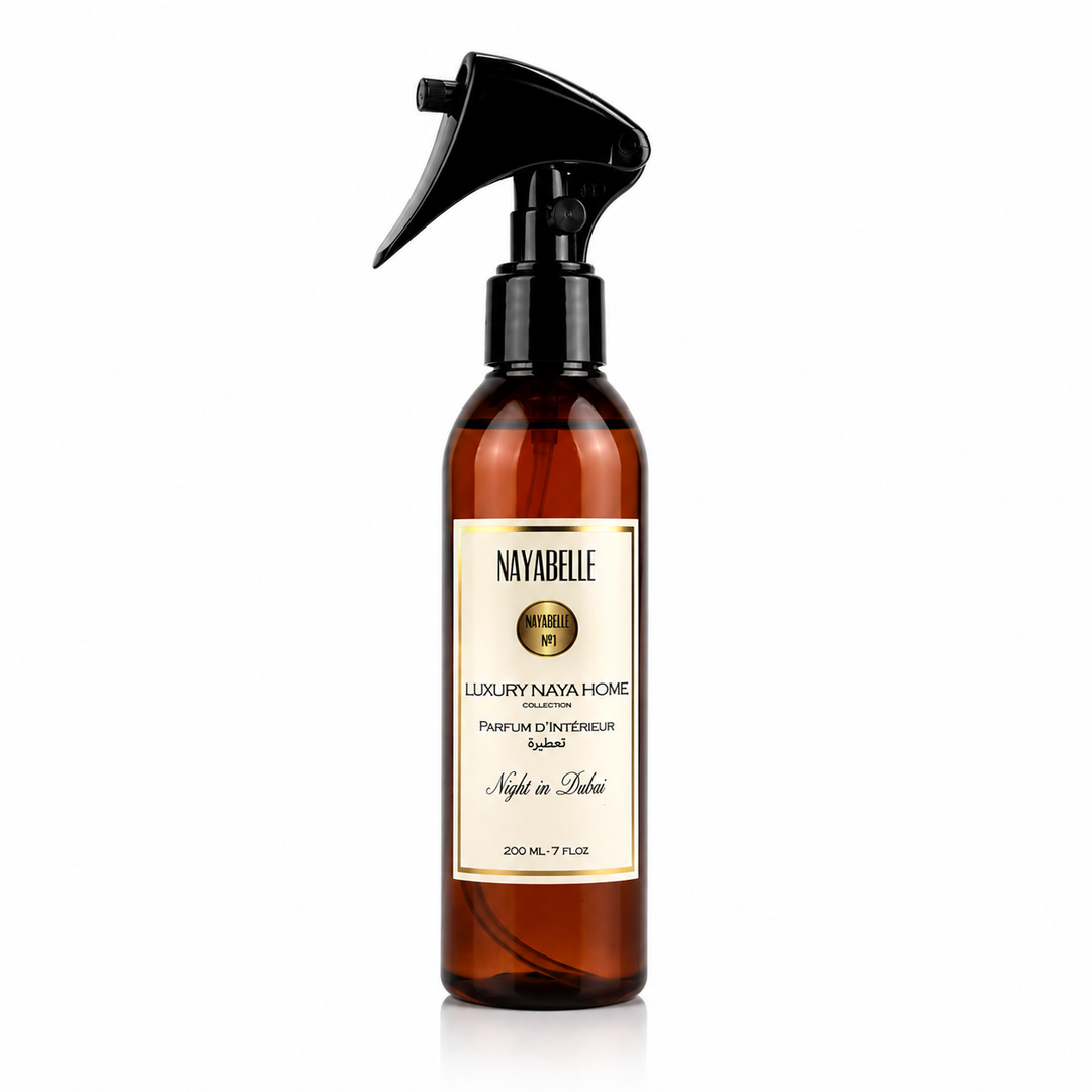 Sprays parfums d'intérieur Nayabelle — parfum maison artisanal fabriqué à Casablanca