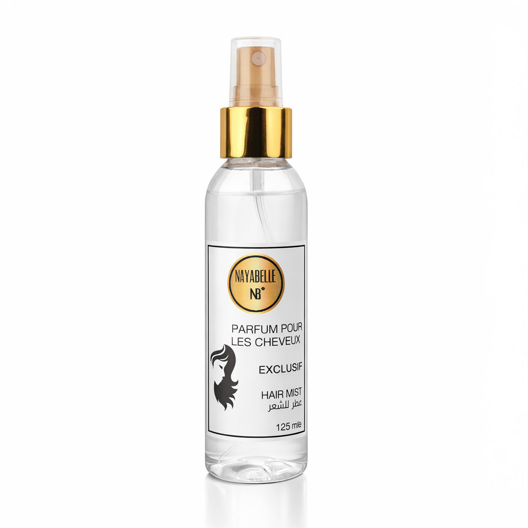 Parfum de cheveux et khmariya kératine Nayabelle — soins parfumés cheveux fabriqués au Maroc