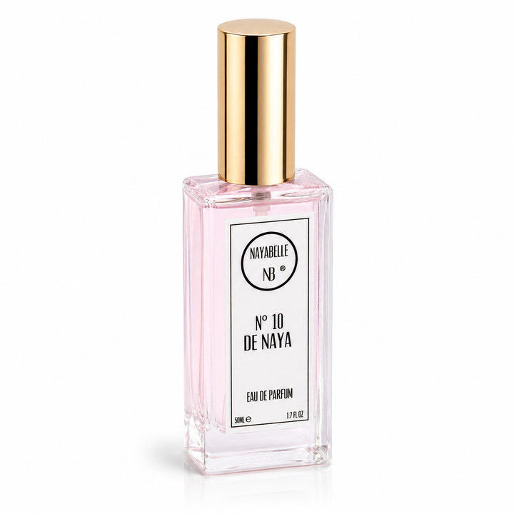 Flacon Parfum Privé N°10 De Naya 50ml. Eau de parfum féminin complexe aux notes de Cassis, Jasmin, Racine d&